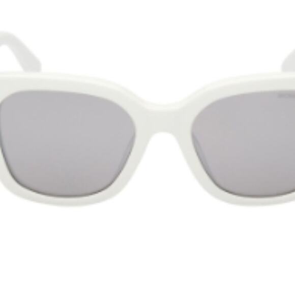 Moncler Audree 50mm Square Sunglasses White - Picture 2 of 10